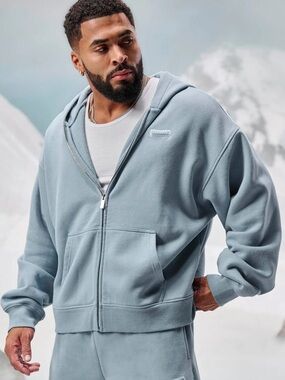 COMFY COLLECTION - ZIPUP SKY BLUE